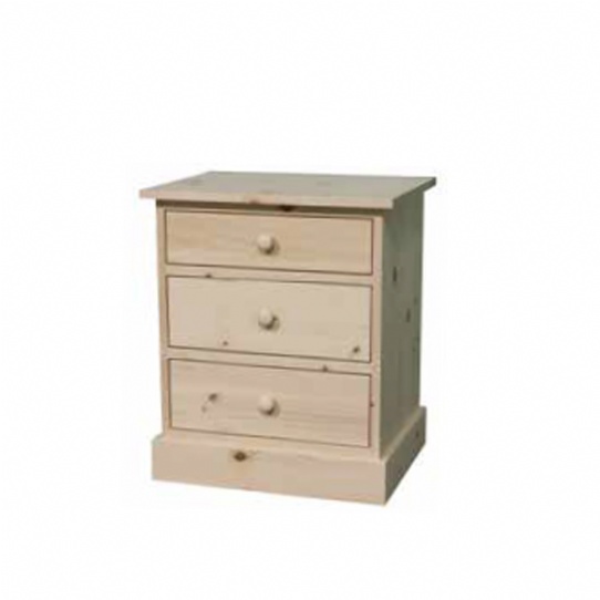 Cottage 3 Drawer Night Stand Mennonite Furniture Ontario at Lloyd's Furniture Gallery in Schomberg