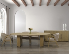 Sacramento Double Pedestal Table - 